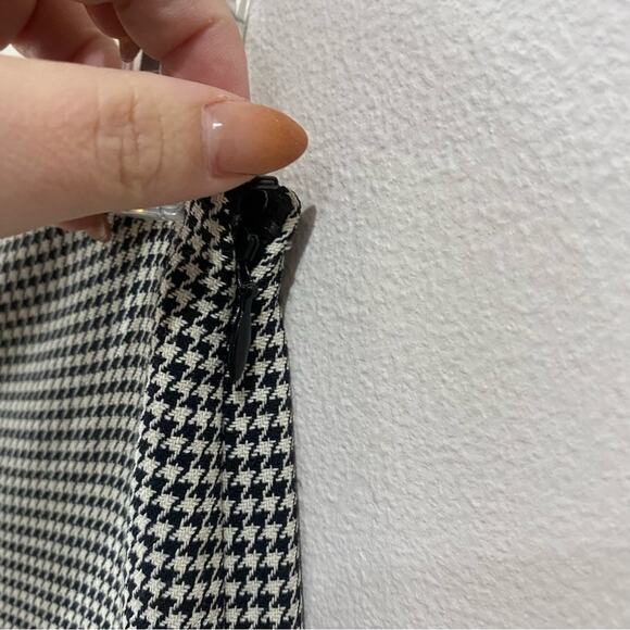 Ralph Lauren Black Label Wool Houndstooth Stretch Pants Dress Trouser Sz 4 - Picture 7 of 12